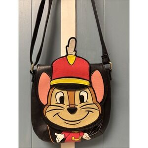 Disney Parks Dumbo Timothy the‎ Mouse Loungefly Crossbody Purse Bag